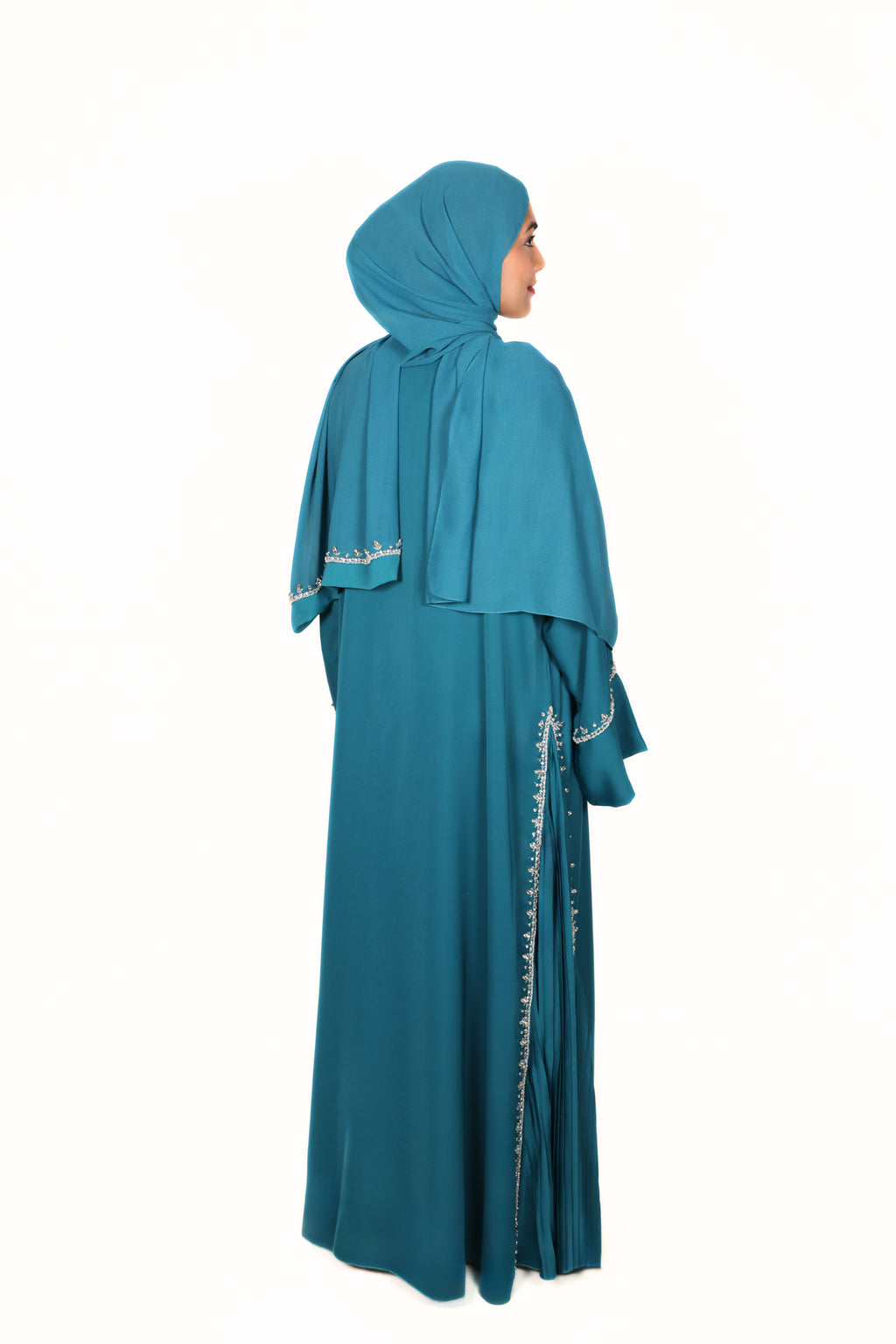No.1 - Pleated Teal