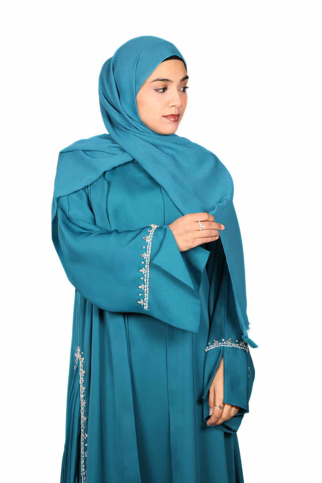 No.1 - Pleated Teal