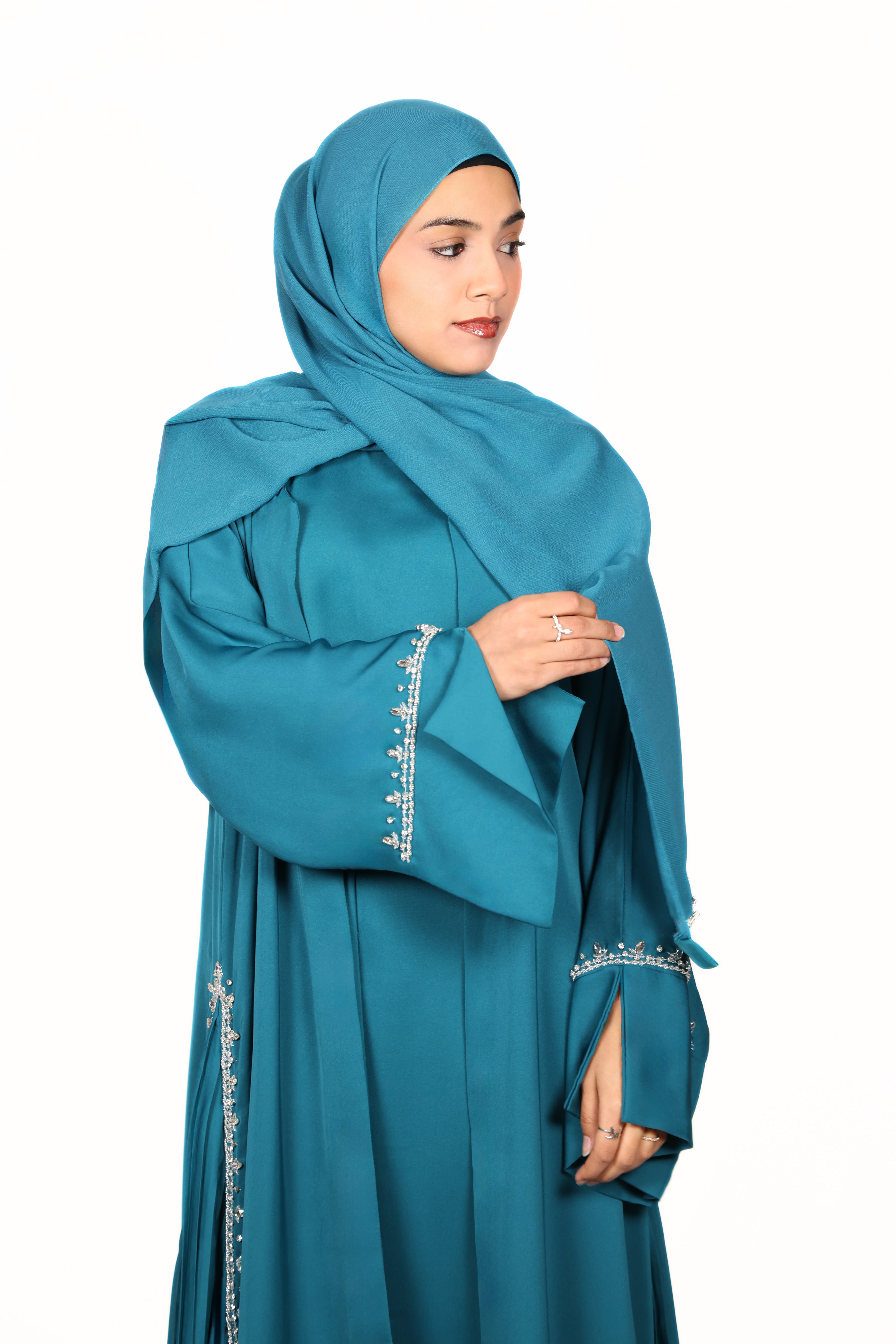 No.1 - Pleated Teal